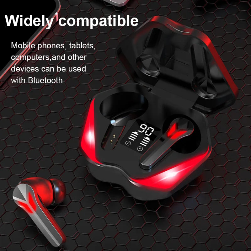 Bluetooth Earphone Wireless Headphone Widely compatible Headsets Noise Cancelling Bluetooth Earphones HiFi stereo Power display
