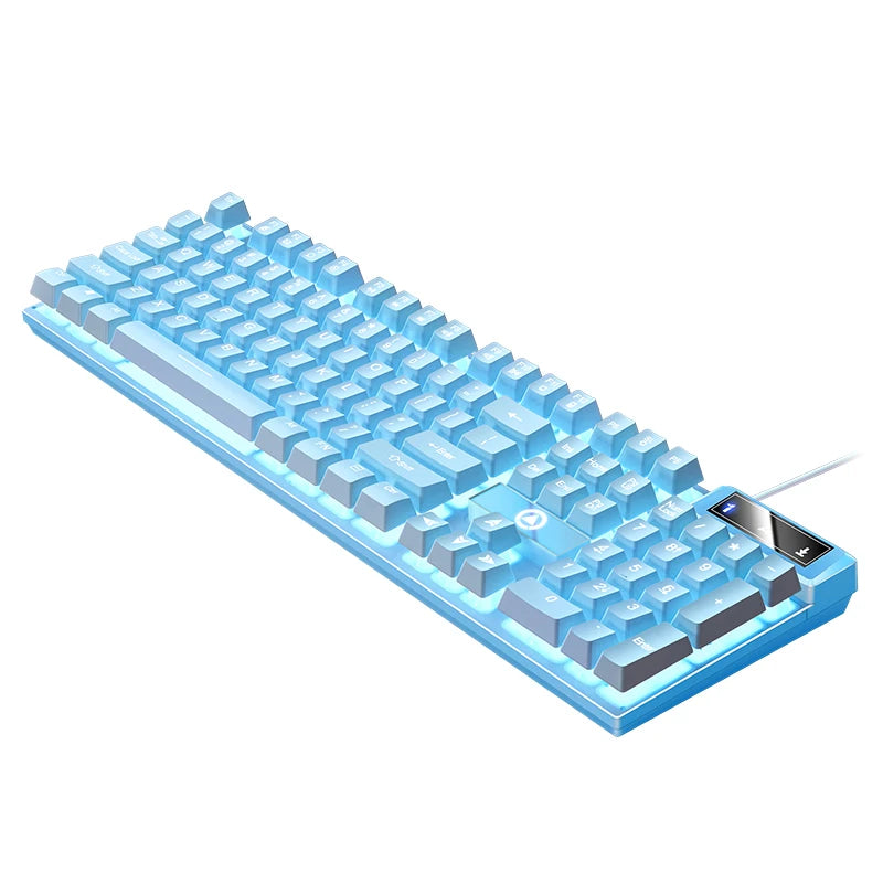 USB Wired Gaming Keyboard, 104 Keys Compatible with Windows Laptop/Computer/PC, Ergonomic Design, Office & Gaming Accessories