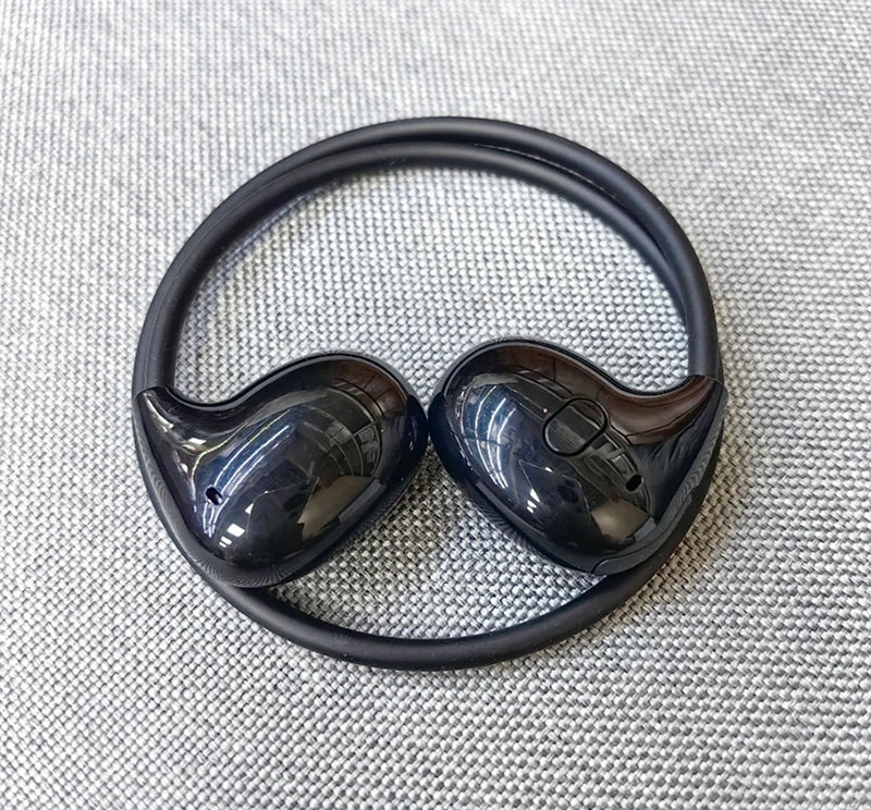 Wireless Headphones Bluetooth 5.3 Headphones Air-Conduction Waterproof Headset Stereo Over-Ear Sports Earphones Earbuds with Mic