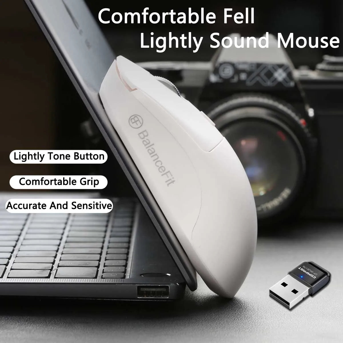 Wireless Gamer Mouse 2.4G USB Wireless Mouse Adjustable DPI Optical Mice for Windows PC Macbook Laptop Desktop Computer Office