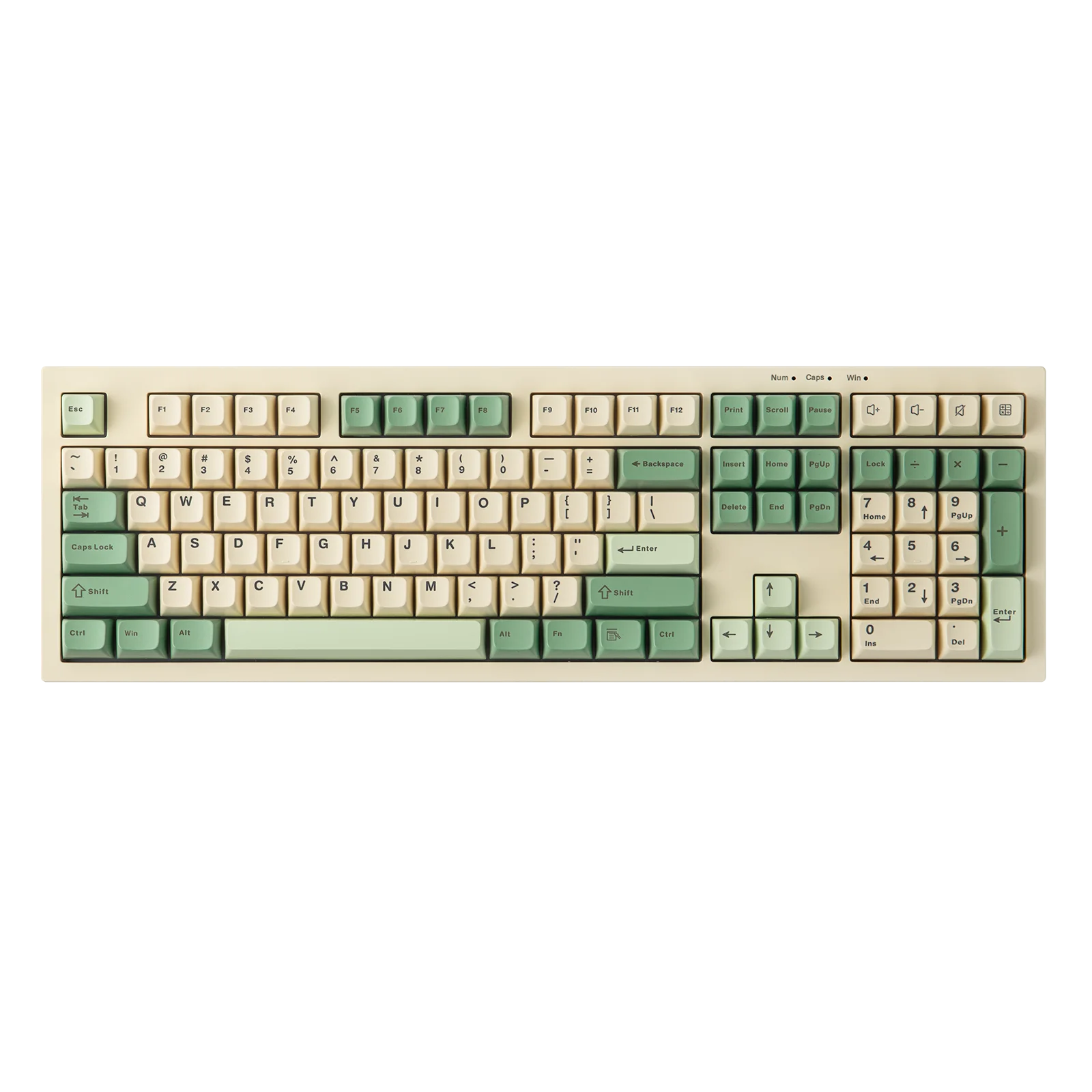 AULA S102 100% Full Size Layout Wired Only Membrane Gaming Silent Keyboard with Number Pad & RGB Backlight for PC/Game/Office