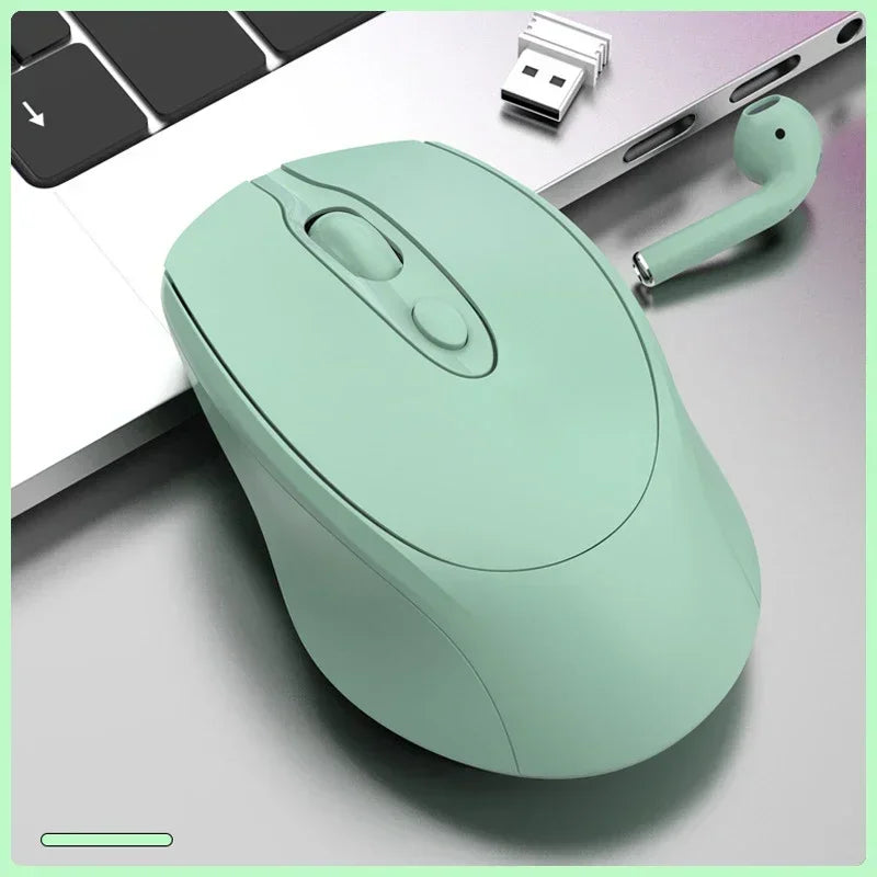 Wireless Computer Mouse Rechargeable 2.4G Bluetooth-Compatible Wireless Mouse USB Silent Gamer Mice For PC Laptop Macbook Tablet