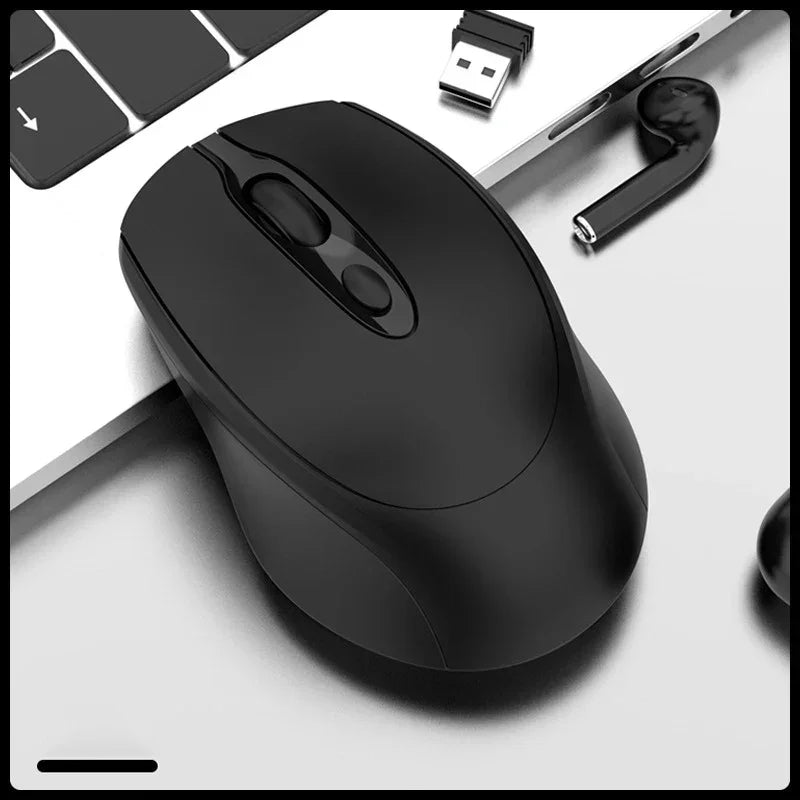 Wireless Computer Mouse Rechargeable 2.4G Bluetooth-Compatible Wireless Mouse USB Silent Gamer Mice For PC Laptop Macbook Tablet