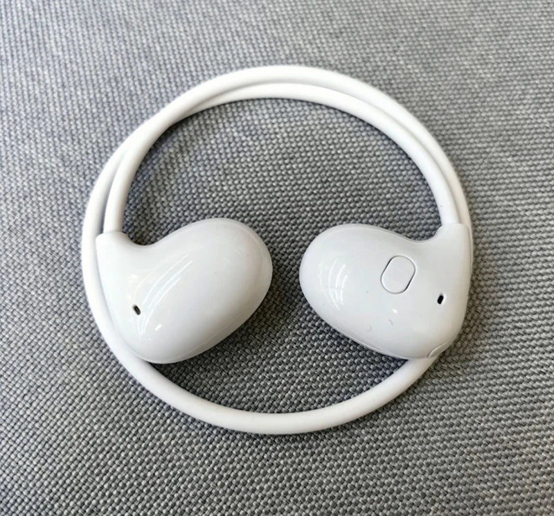 Wireless Headphones Bluetooth 5.3 Headphones Air-Conduction Waterproof Headset Stereo Over-Ear Sports Earphones Earbuds with Mic