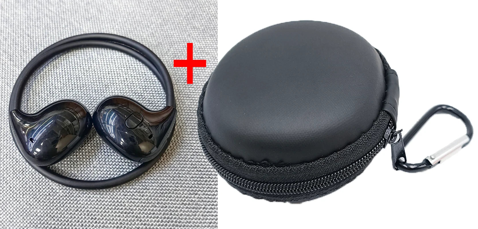 Wireless Headphones Bluetooth 5.3 Headphones Air-Conduction Waterproof Headset Stereo Over-Ear Sports Earphones Earbuds with Mic