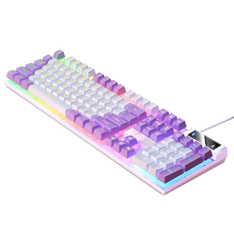 USB Wired Gaming Keyboard, 104 Keys Compatible with Windows Laptop/Computer/PC, Ergonomic Design, Office & Gaming Accessories