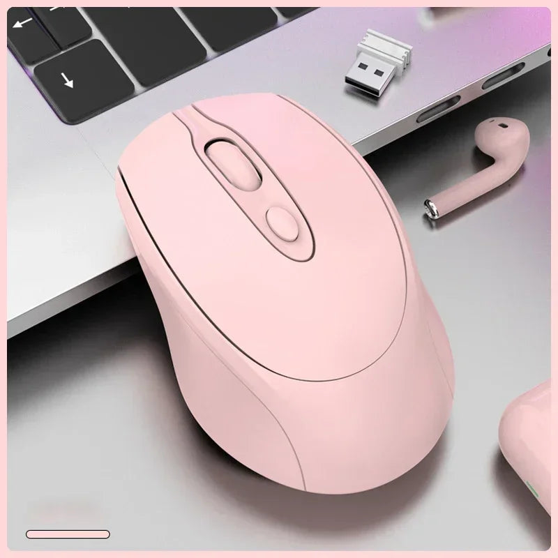 Wireless Computer Mouse Rechargeable 2.4G Bluetooth-Compatible Wireless Mouse USB Silent Gamer Mice For PC Laptop Macbook Tablet