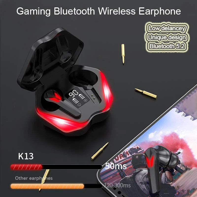 Bluetooth Earphone Wireless Headphone Widely compatible Headsets Noise Cancelling Bluetooth Earphones HiFi stereo Power display