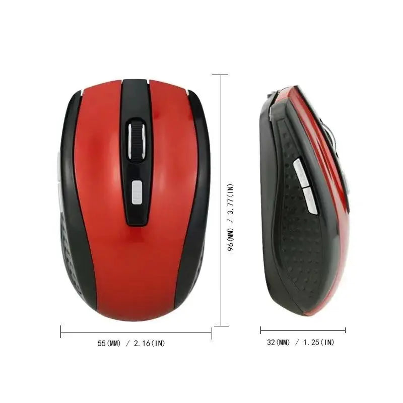 Wireless Mouse Silent Mouse 2.4G Portable Mobile Optical Office Mouse Adjustable DPI Levels For Computer PC Laptops MacBook Air