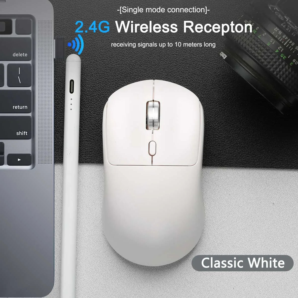 Wireless Gamer Mouse 2.4G USB Wireless Mouse Adjustable DPI Optical Mice for Windows PC Macbook Laptop Desktop Computer Office