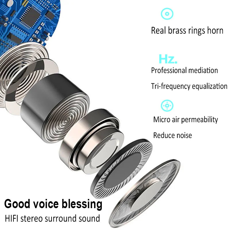 Bluetooth Headsets Wireless Headphones Air-conduction With Microphone Handsfree Clip-on-ear Earphones For Driving Work Audifonos